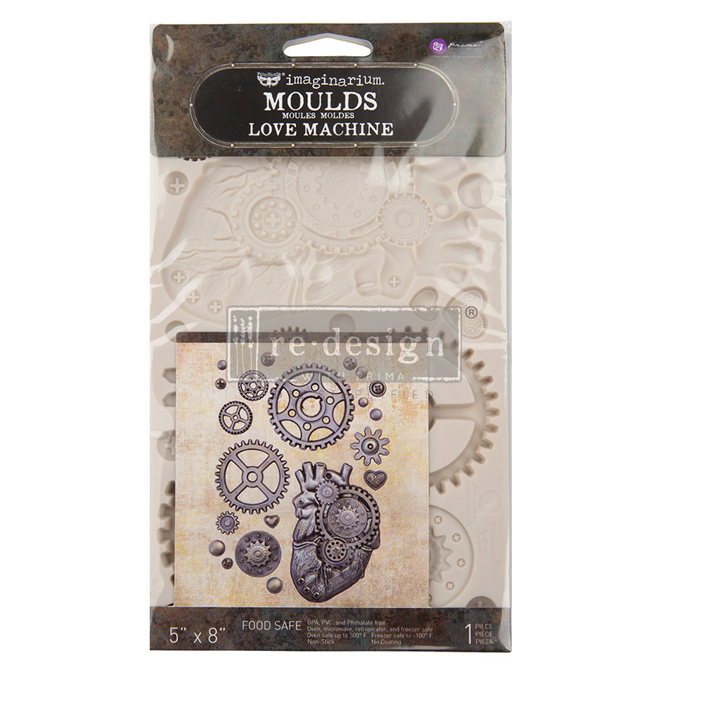 Finnabair Moulds – Love Machine – 5″ x 8″ x 8mm Copyright #VA0002330075