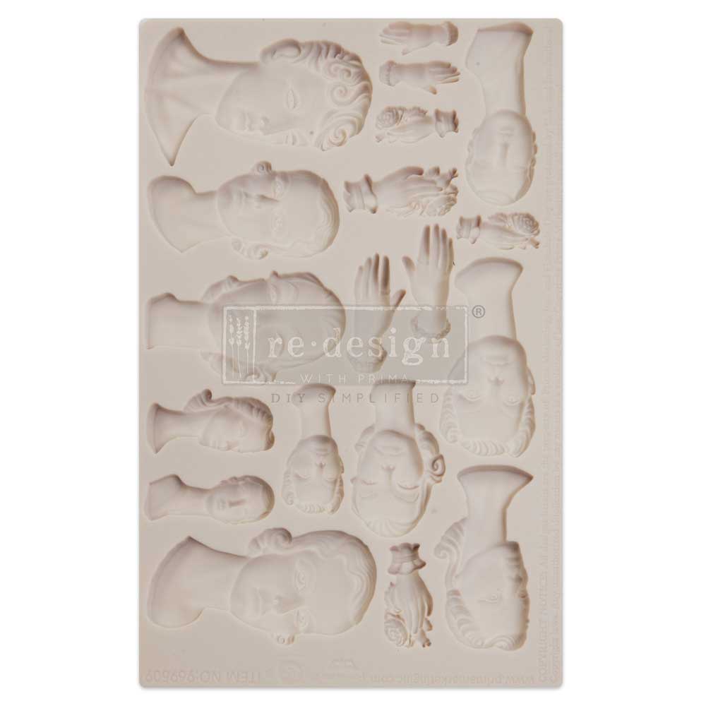 Finnabair Moulds – Fashion Icons – 1 pc, 5″x8″x8mm Copyright #VAu001506961