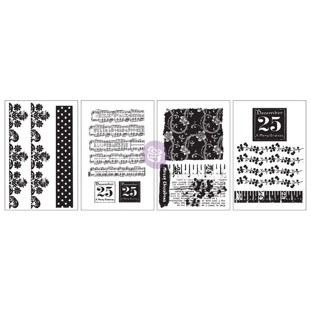 Adhesive Rub-Ons – Merry Christmas