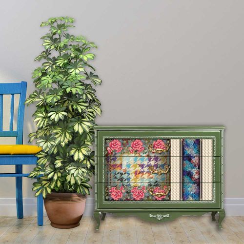 Decoupage Decor Tissue Paper 19×30 – Cece Lovely Stiches – 1 sheet, 19″x30″