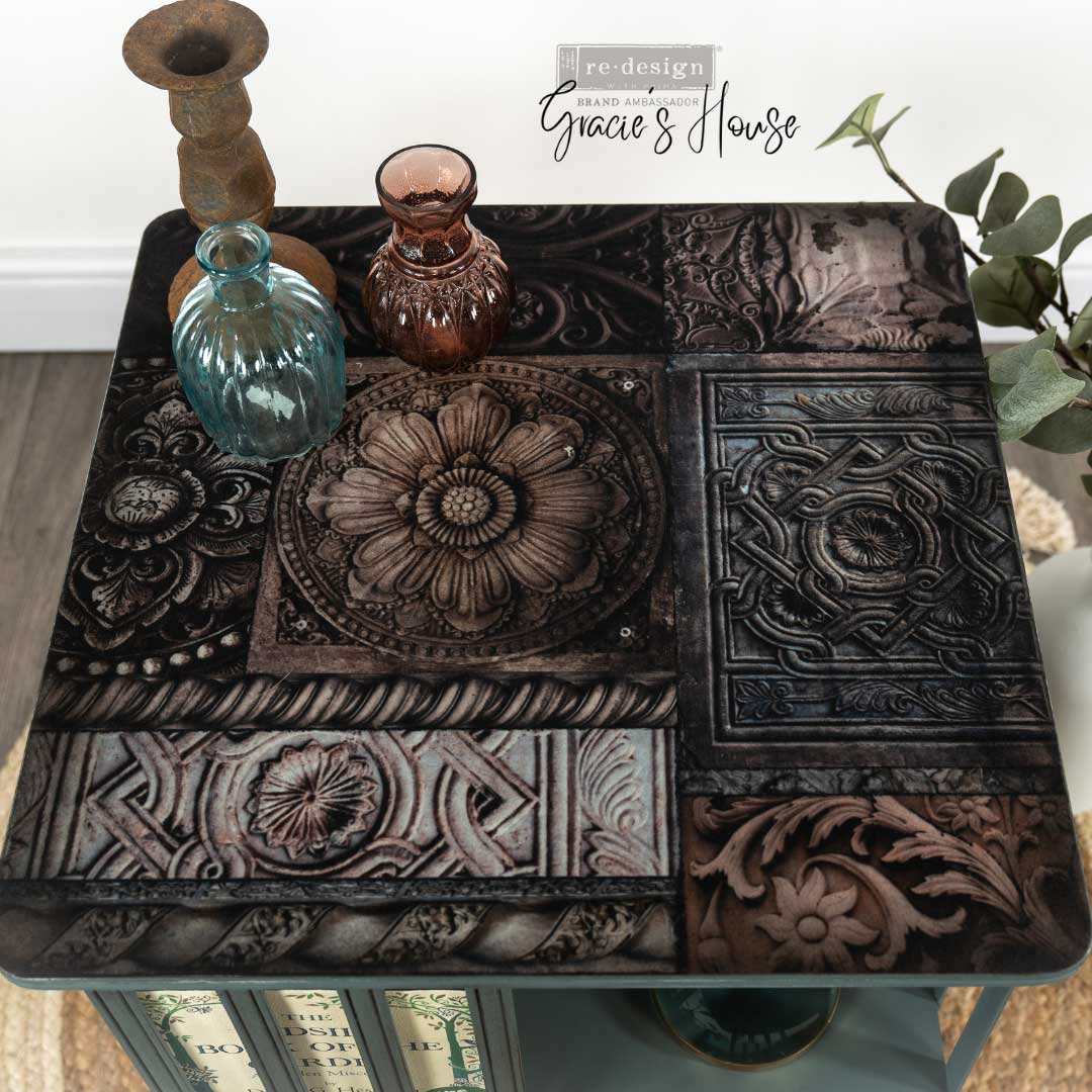 A1 Decoupage Fiber – Carved Stonework – 1 sheet, A1 size