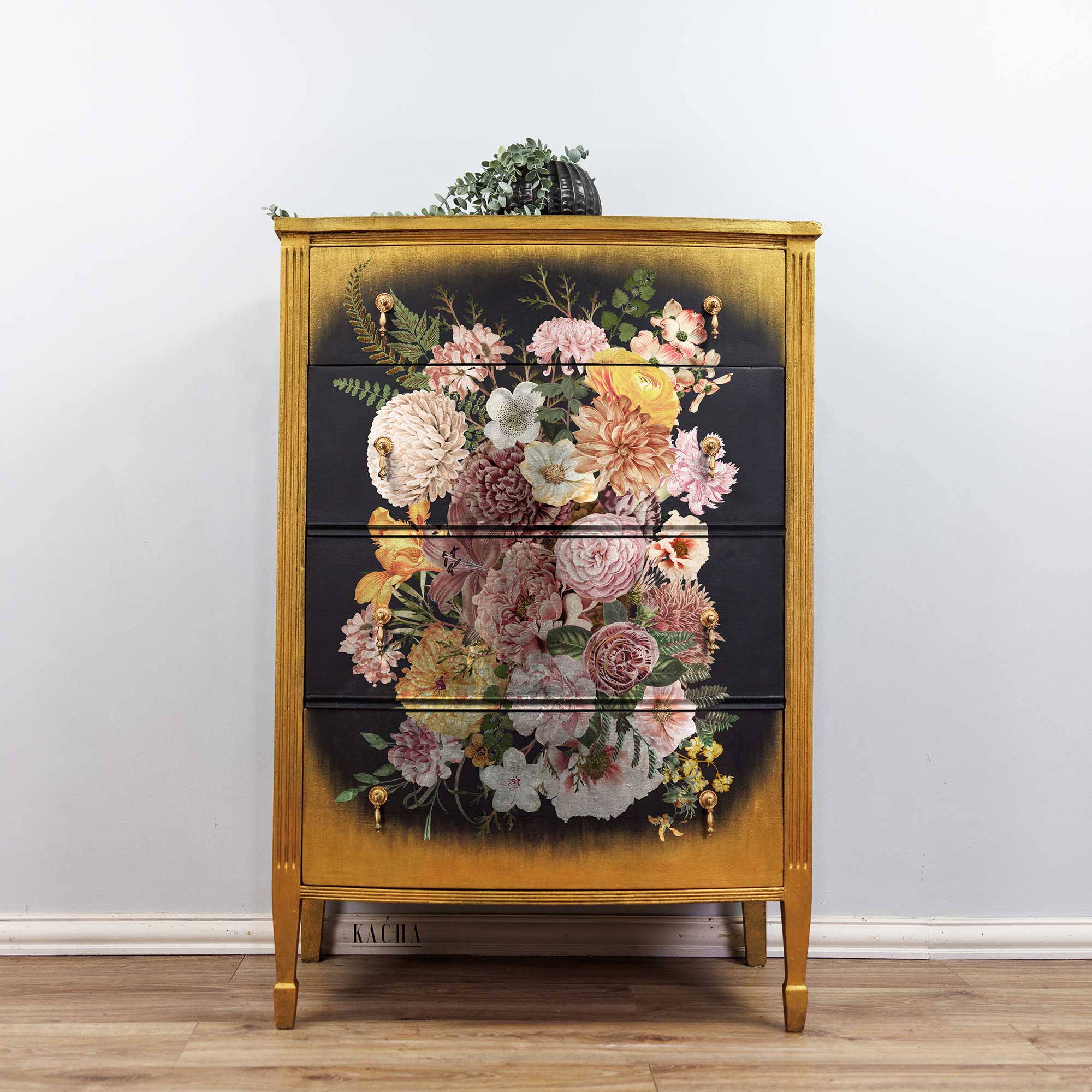 Decor Transfers® – Woodland Floral – total sheet size 24″x35″, cut into 2 sheets