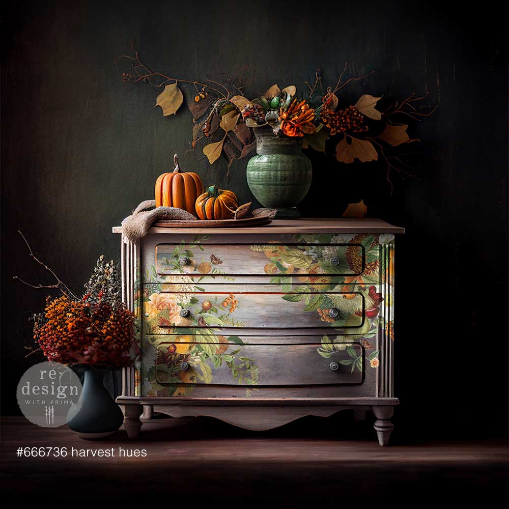 Decor Transfers® – Harvest Hues – total sheet size 24″x35″, cut into 2 sheets