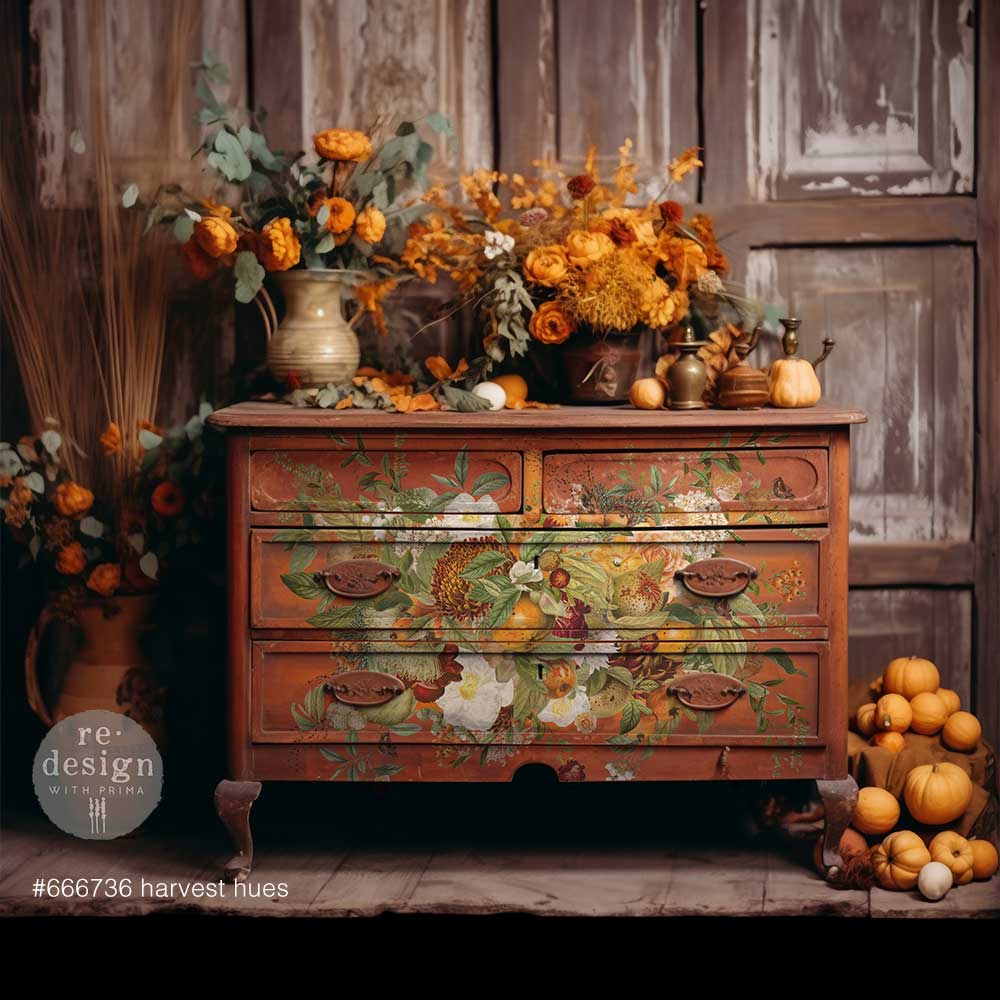 Decor Transfers® – Harvest Hues – total sheet size 24″x35″, cut into 2 sheets