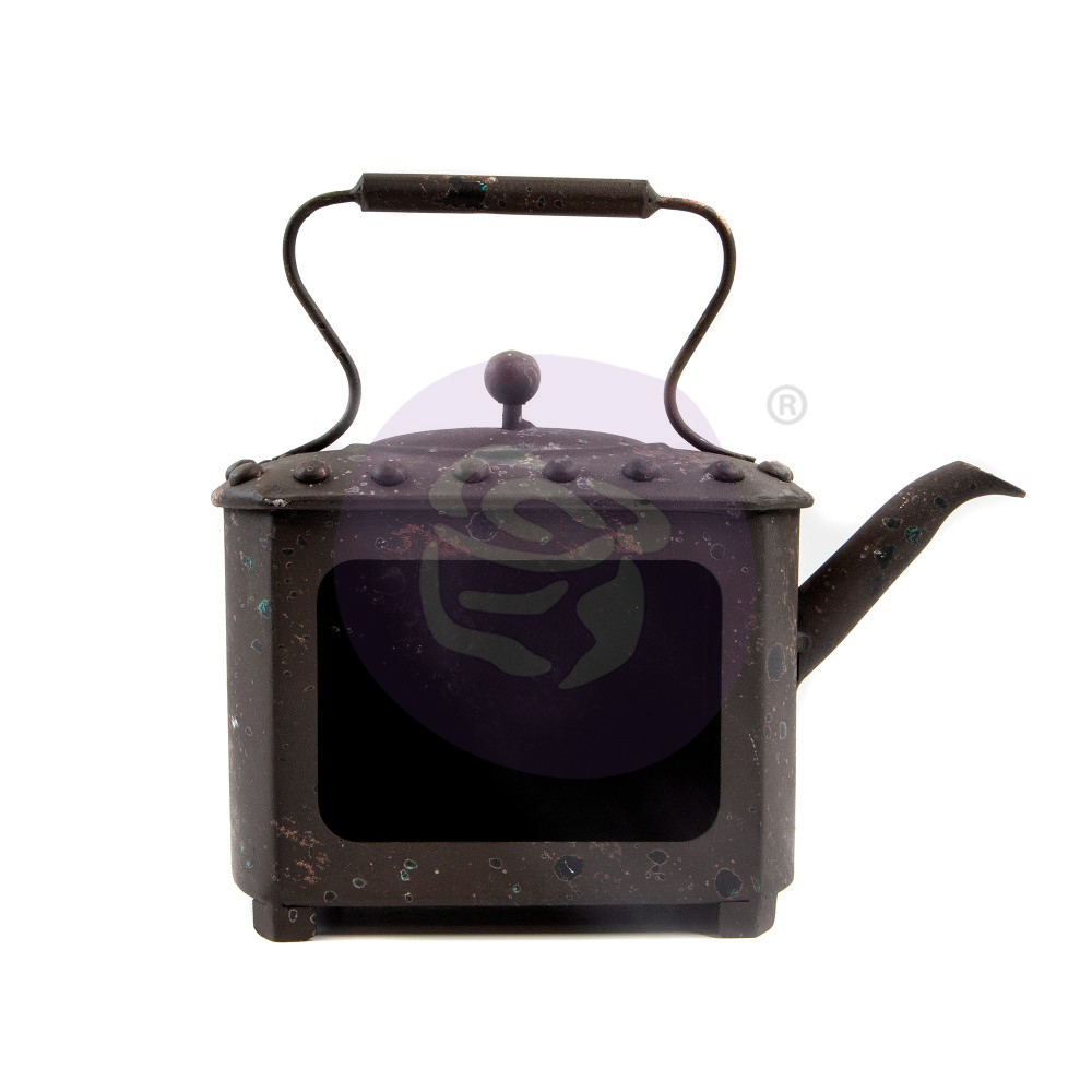 Finnabair Metal Frame Rusty Pot - 1 pc