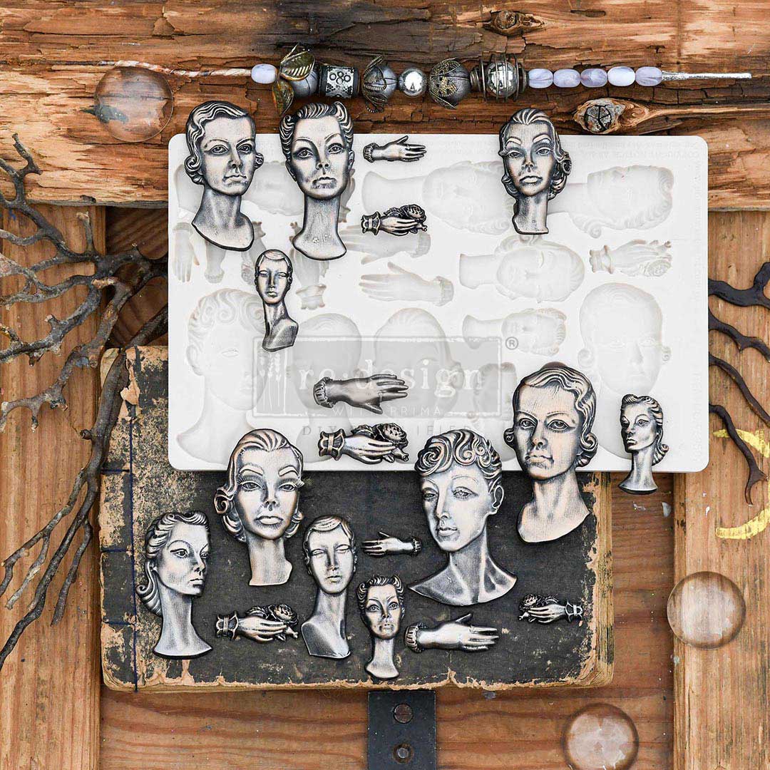 Finnabair Moulds – Fashion Icons – 1 pc, 5″x8″x8mm Copyright #VAu001506961