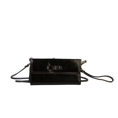 BLACK WALLET 8″ x 1.5″ x 4″