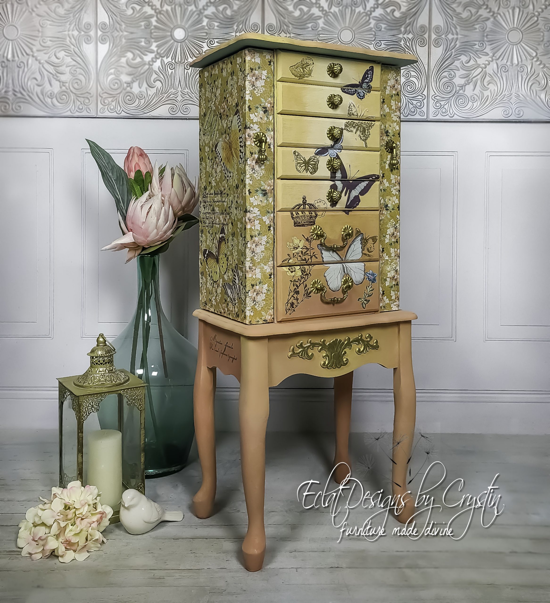 Redesign Decor Rice Paper – Fleurette dress – 11.5″ x 16.25″