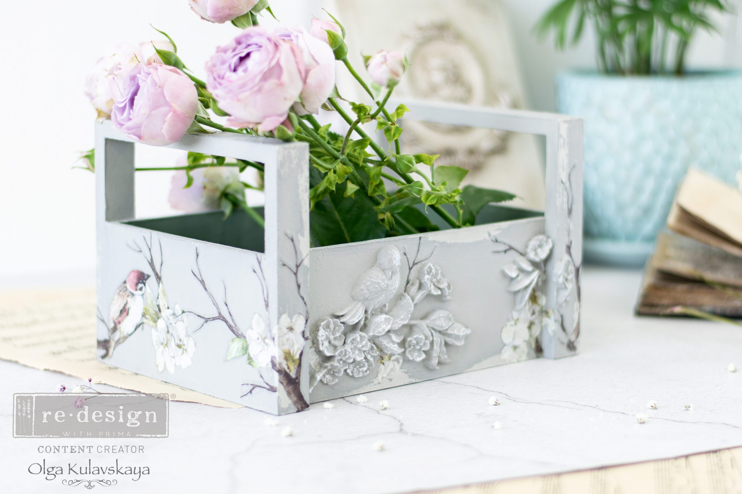 Redesign Decor Moulds® – Aviary – 5″x8″, 8mm thickness Copyright #VA0002314166