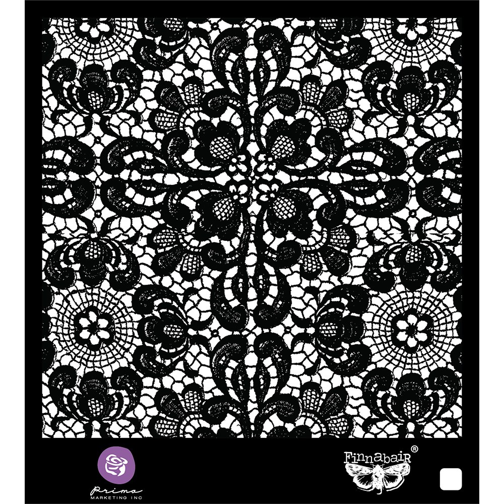Ornate Stencil – 6”x6″ – Laser cut on 16 mil Mylar