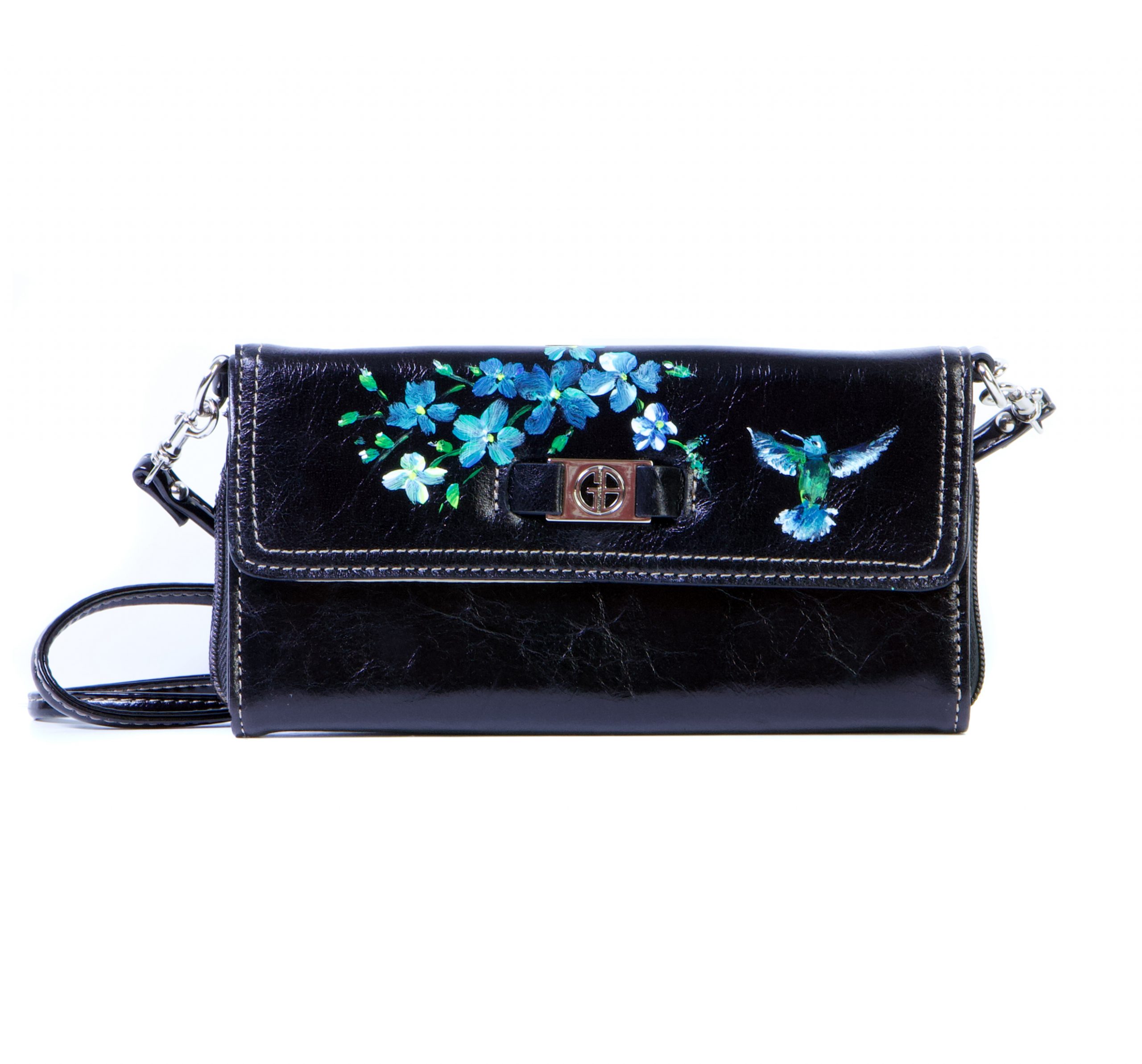 BLACK WALLET 8″ x 1.5″ x 4″