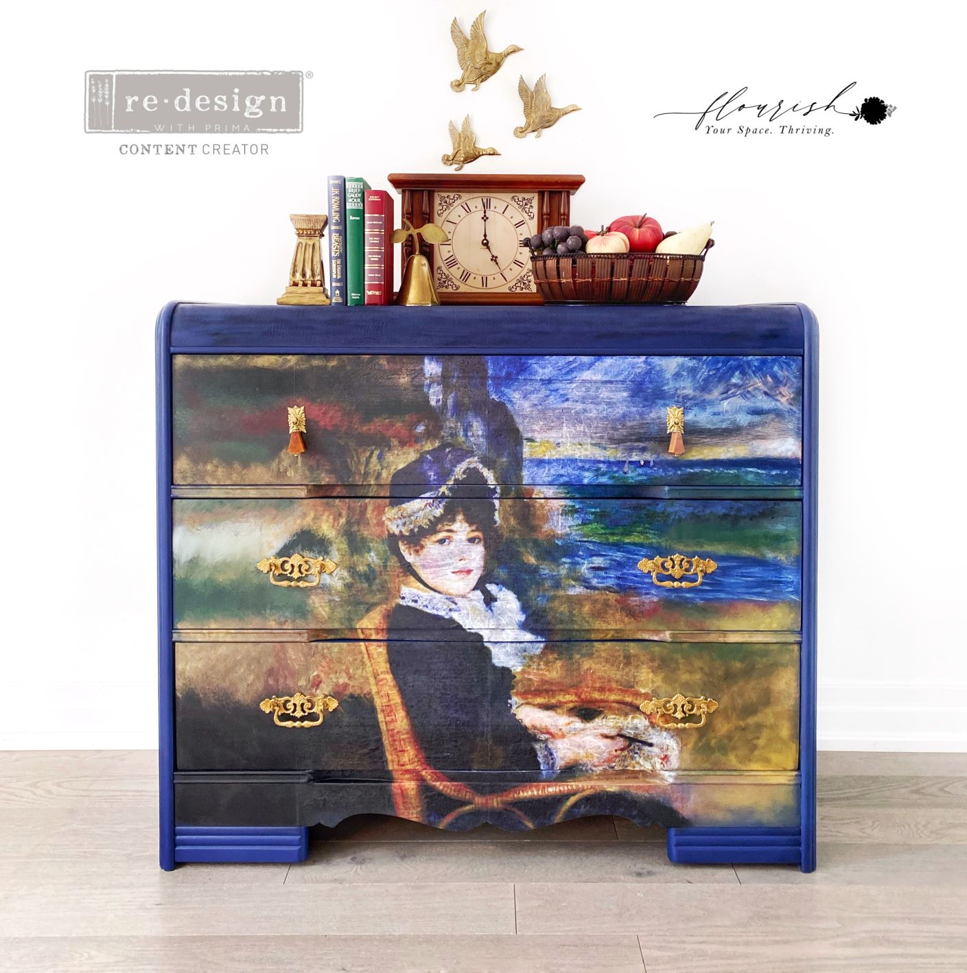 Redesign A1 Decoupage Rice Paper (Mulberry Tissue Paper) – Riviera 23.4″X33.1″