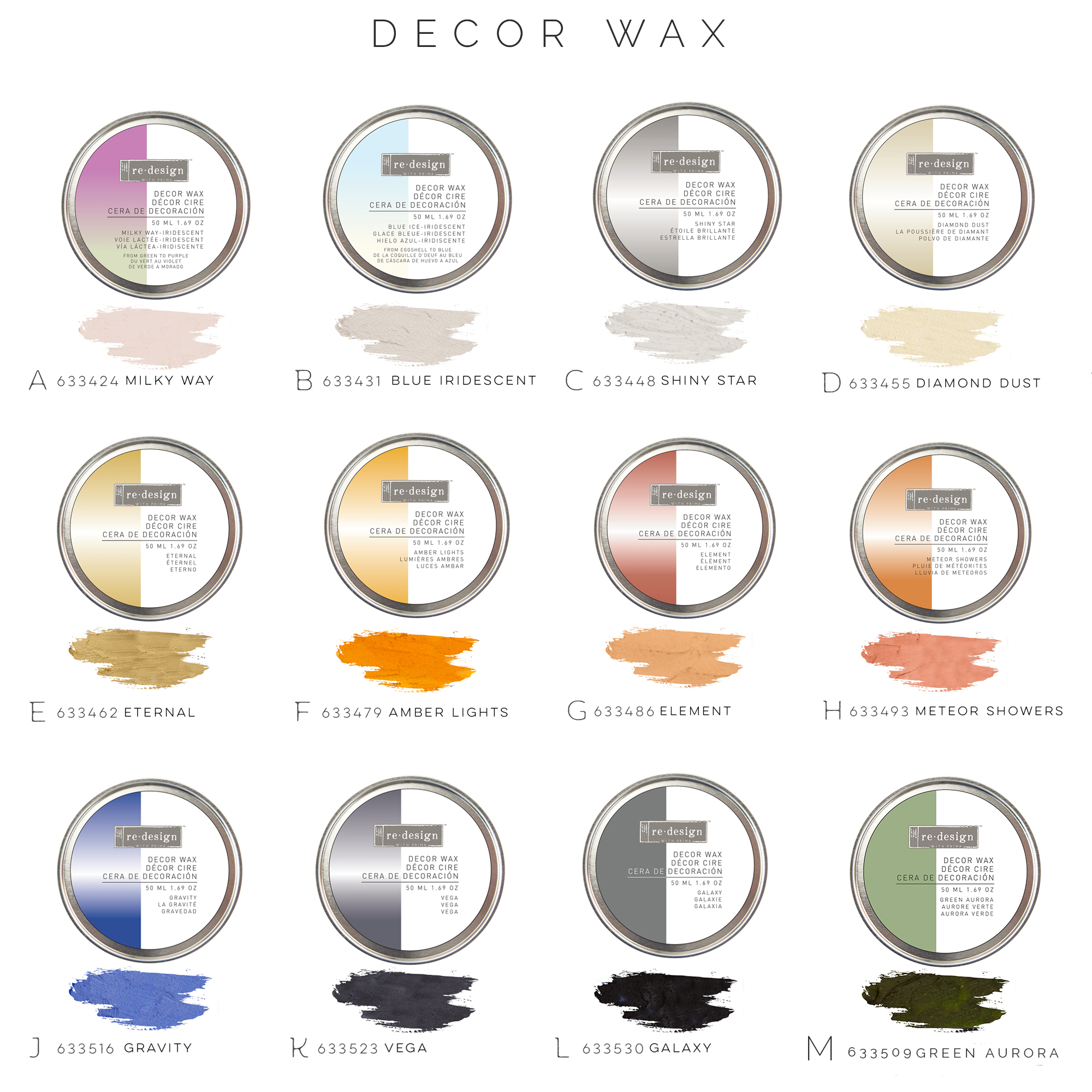 Redesign Decor Wax 1.69oz (50 ml) – Milky Way Iridescent