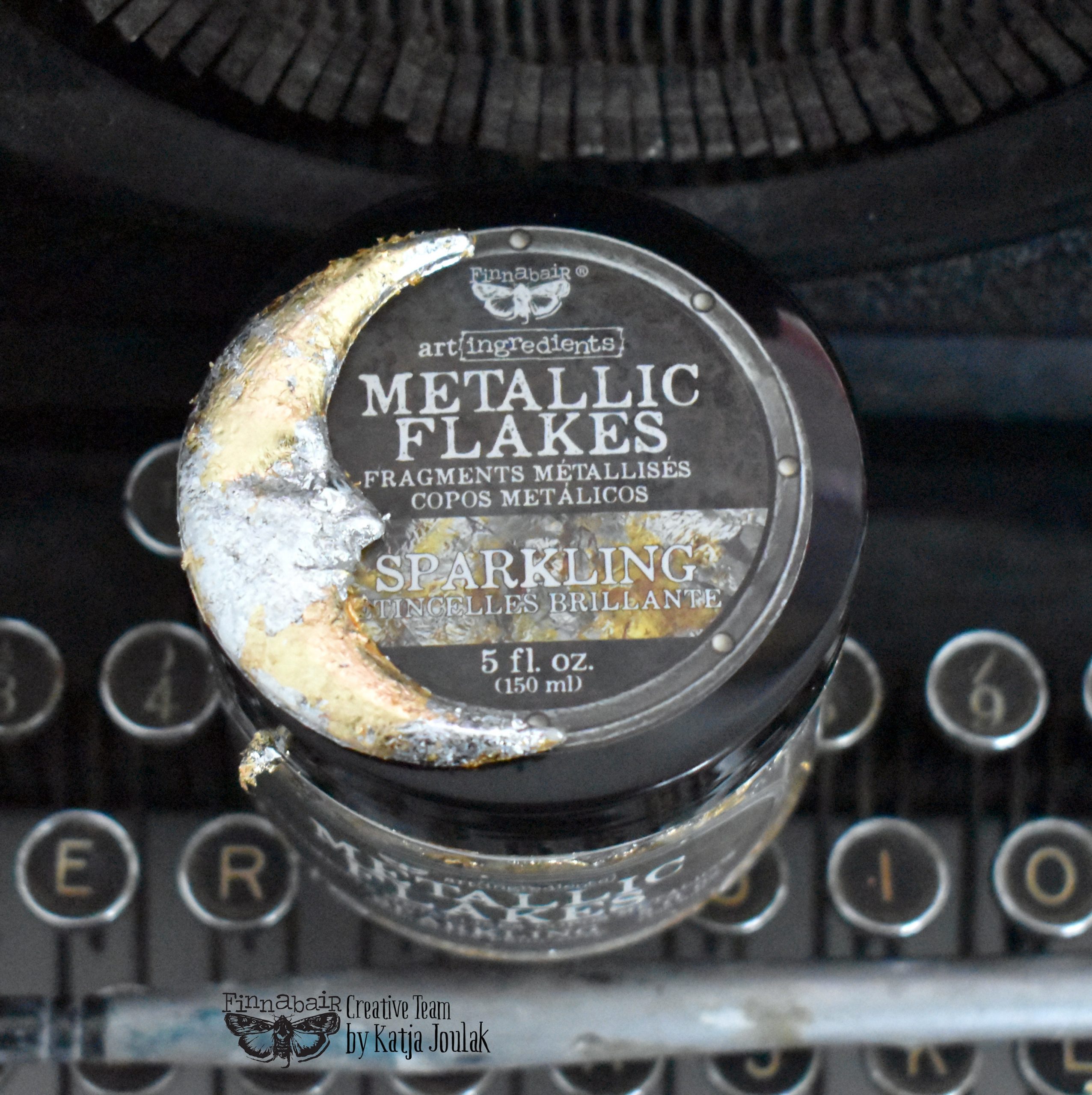 Art Ingredients – Metal Flakes – Sparkling – 1 jar, total weight 30g including container