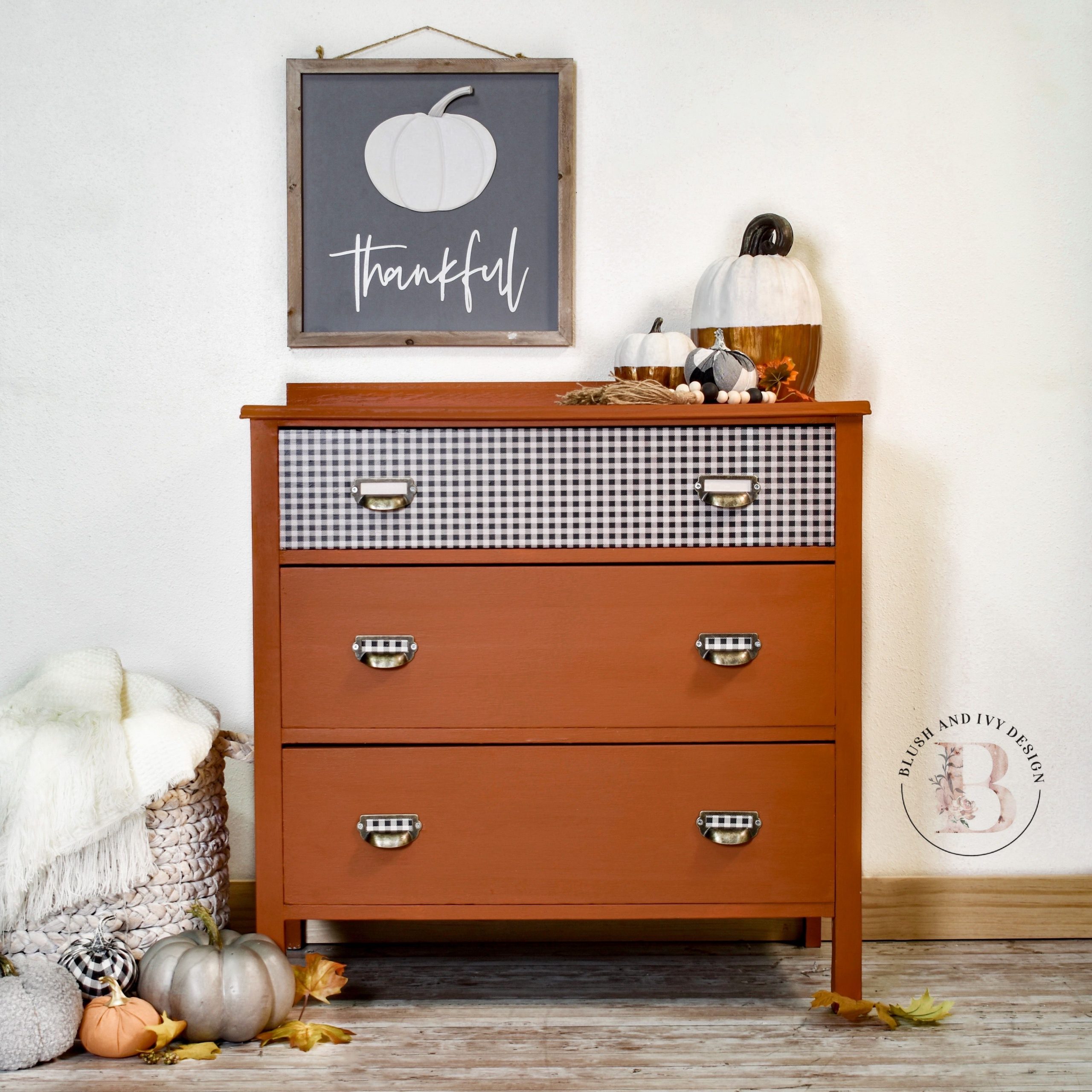 Redesign Décor Transfers® – Gingham Black size 23″x 33″