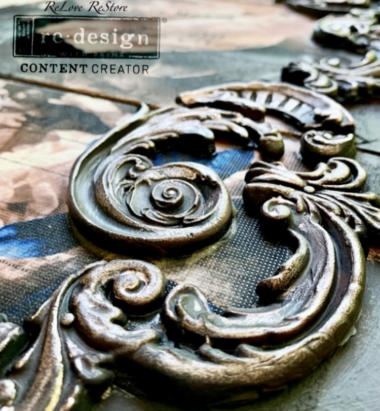 Redesign Decor Moulds® – Lilian Scrolls – 1 pc, 5″x10″, 8mm thickness Copyright #VA0002319331