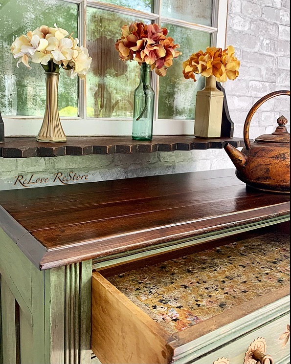 Redesign Decor Rice Paper – Fleurette dress – 11.5″ x 16.25″