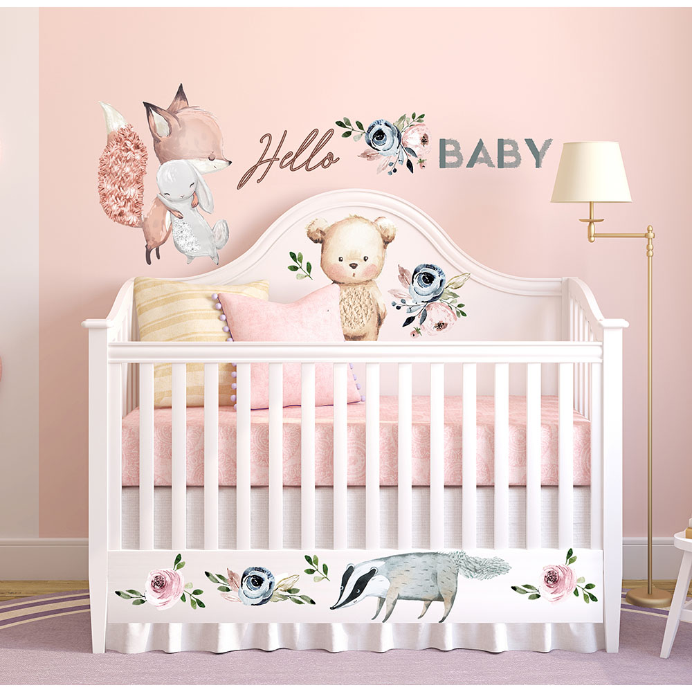 Redesign Decor Transfers® – Hello Baby design size 22″x30″