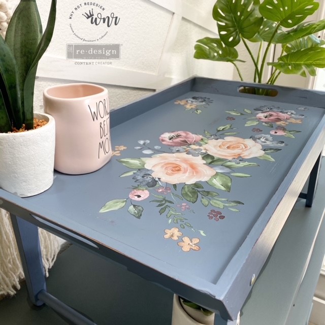 Redesign Decor Transfers® – Watercolor Bloom – total sheet size 24″x35″, cut into 3 sheets