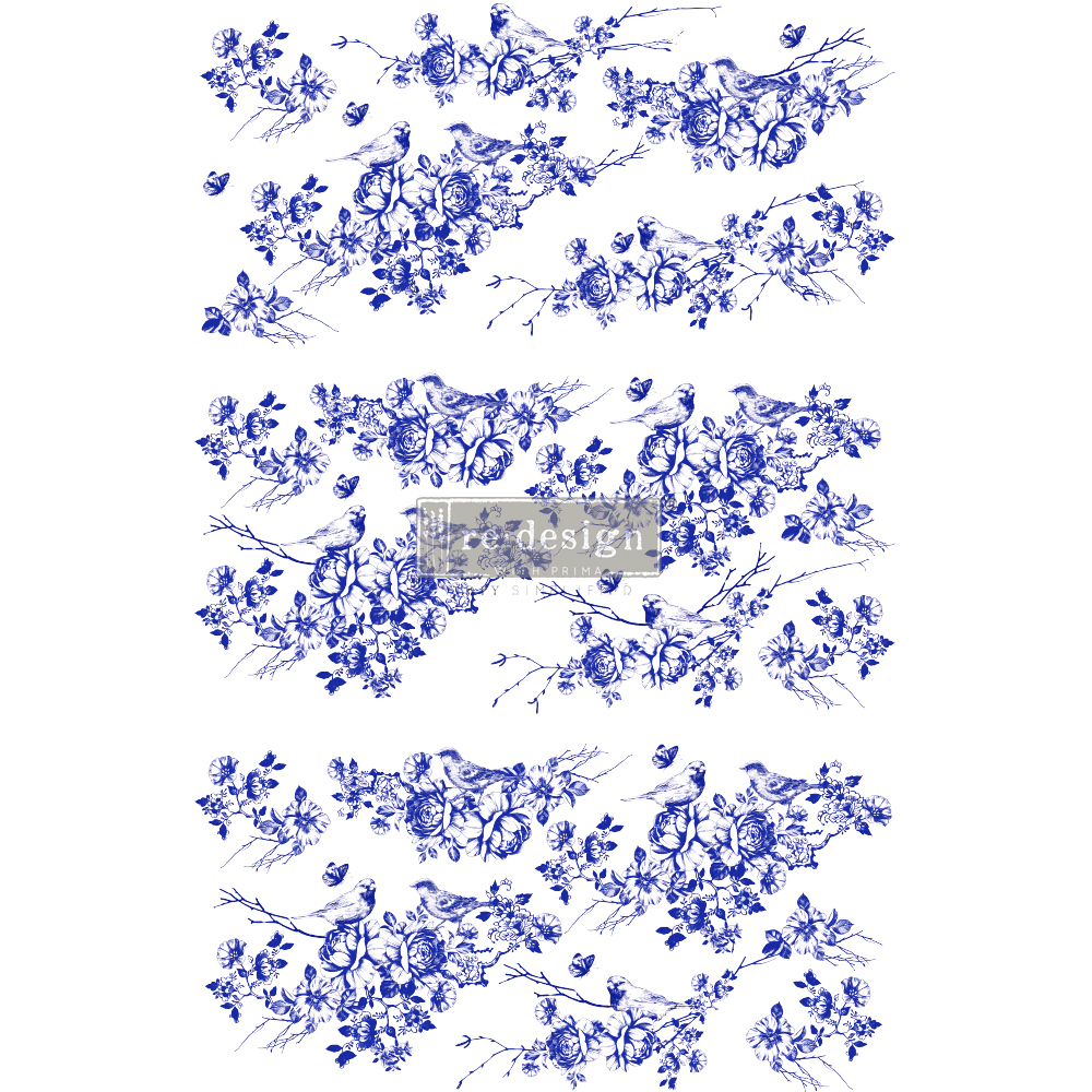 Redesign Decor Transfers® – Peaceful Flight – total sheet size 24″x35″, cut into 3 sheets