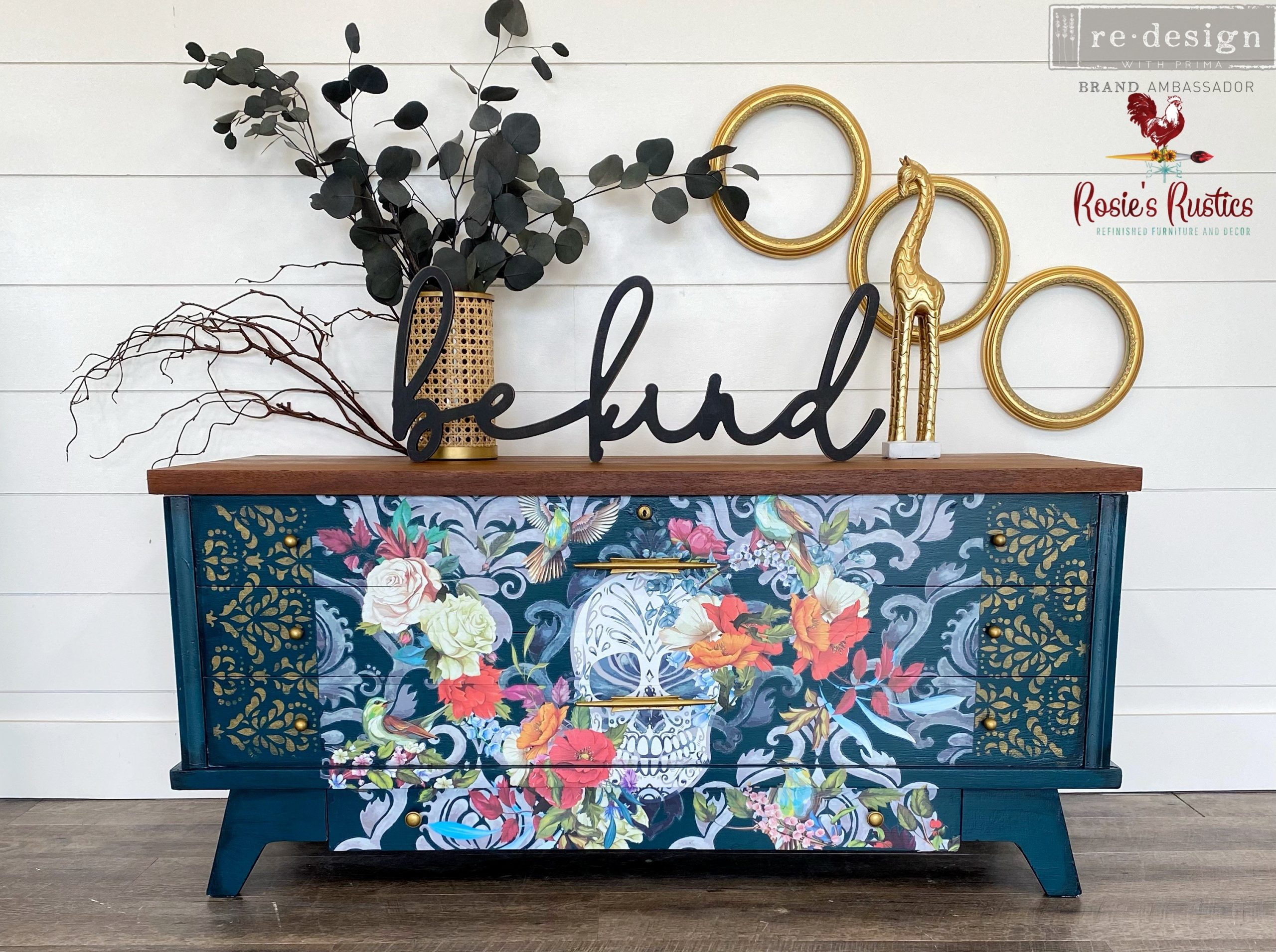 Redesign Decor Transfers® – Peacock Dreams design size 24″ x 32″