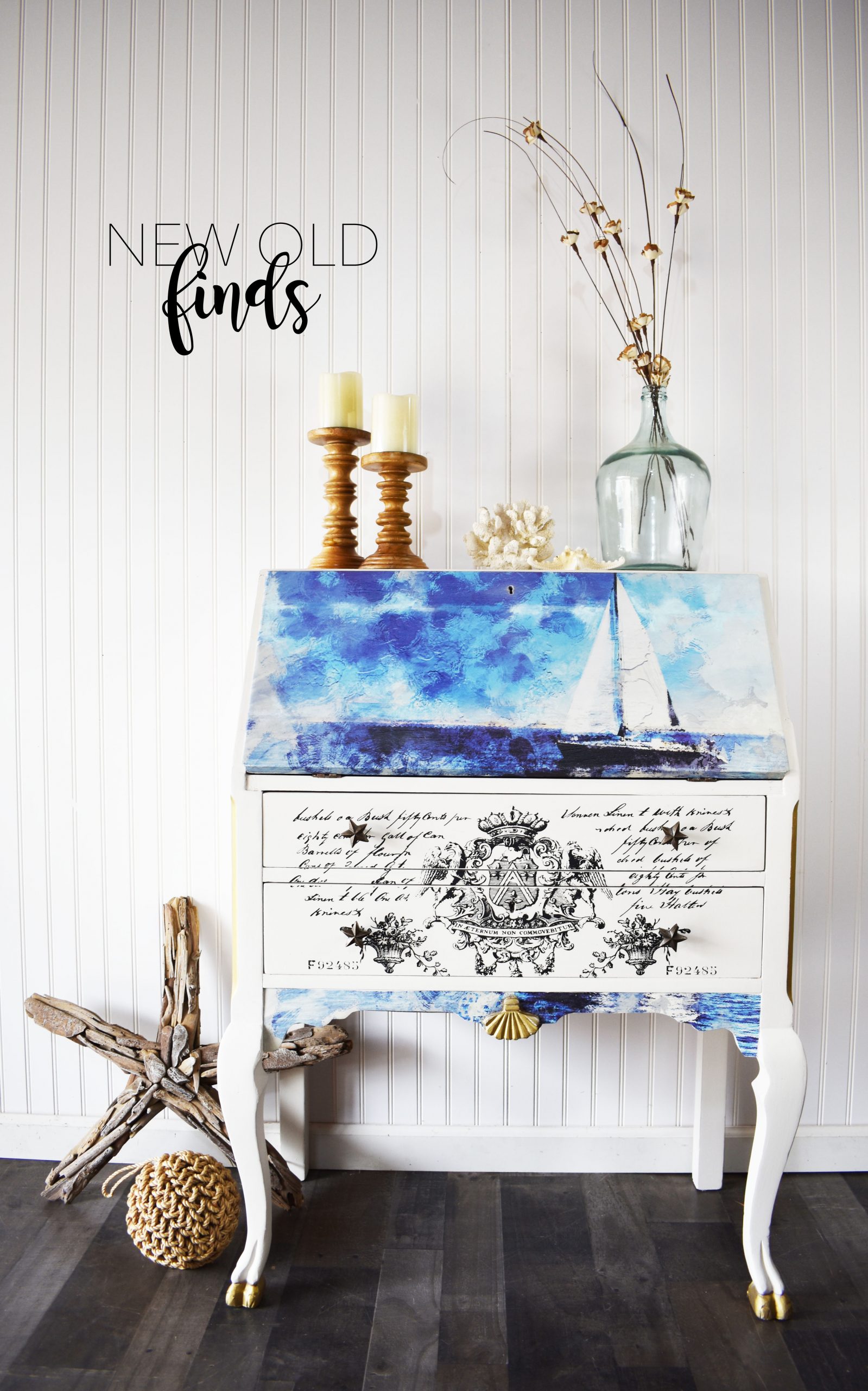 Redesign Decor Transfers® – On A Voyage II – 3 sheets, design size 24″ X 33″