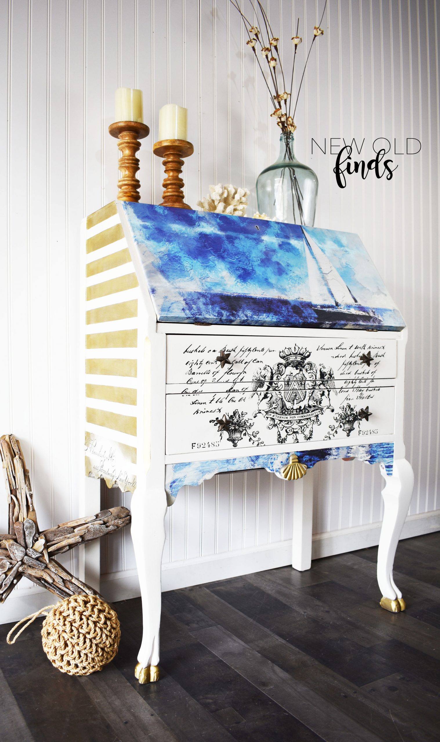 Redesign Decor Transfers® – On A Voyage II – 3 sheets, design size 24″ X 33″
