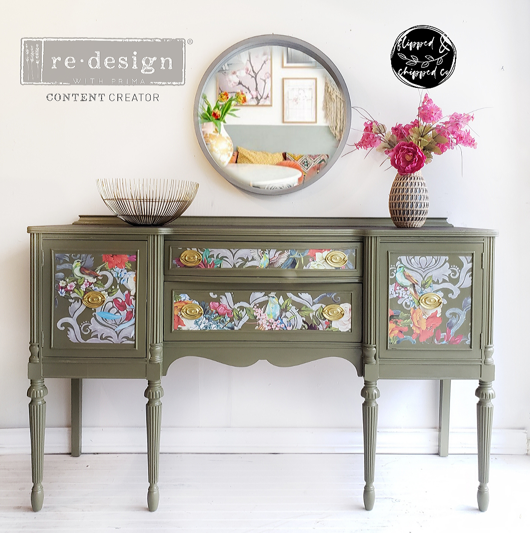 Redesign Decor Transfers® – Peacock Dreams design size 24″ x 32″