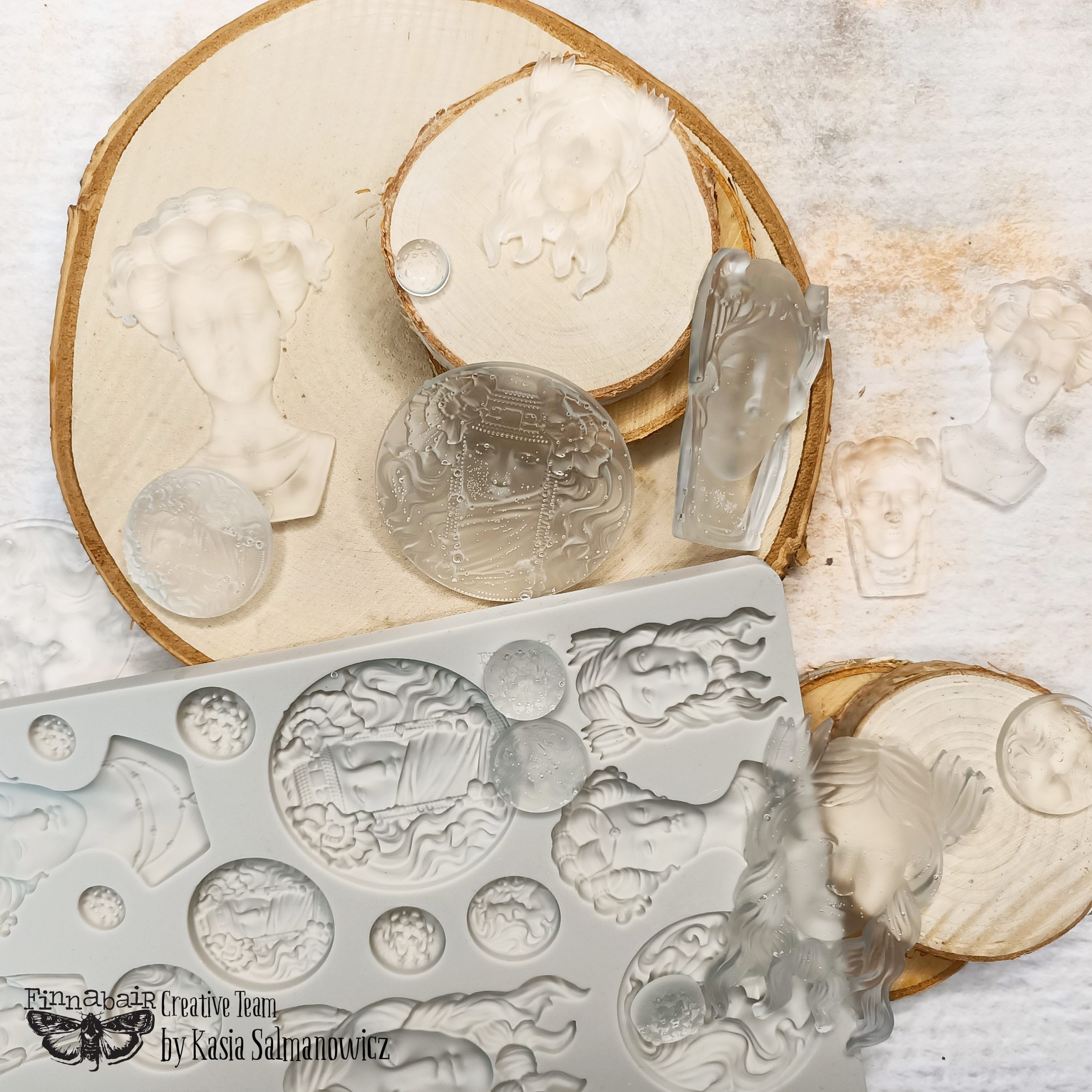 Finnabair – Moulds – Vintage Portraits – 1 pc, 5×8 in Copyright #VA0002325586