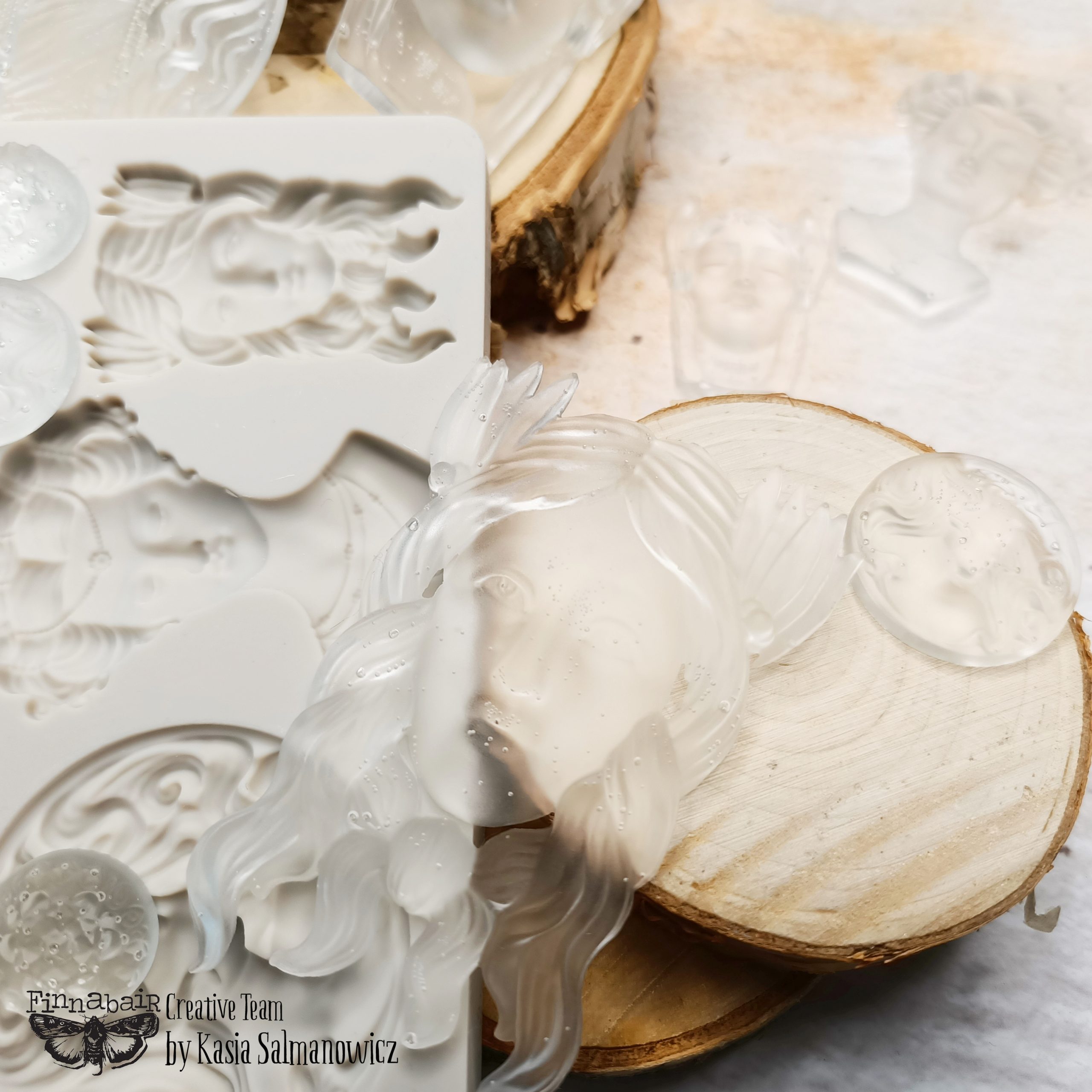 Finnabair – Moulds – Vintage Portraits – 1 pc, 5×8 in Copyright #VA0002325586