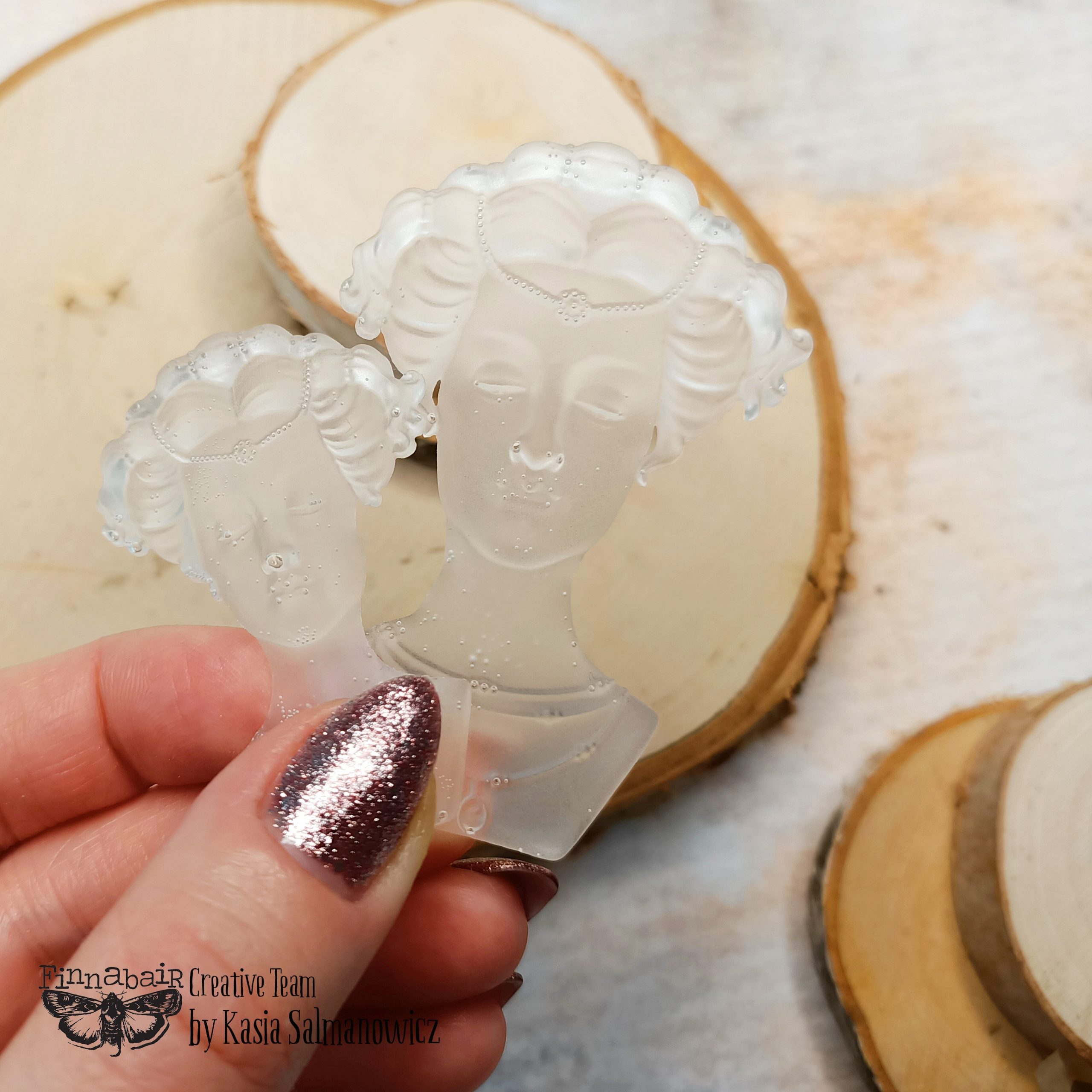 Finnabair – Moulds – Vintage Portraits – 1 pc, 5×8 in Copyright #VA0002325586