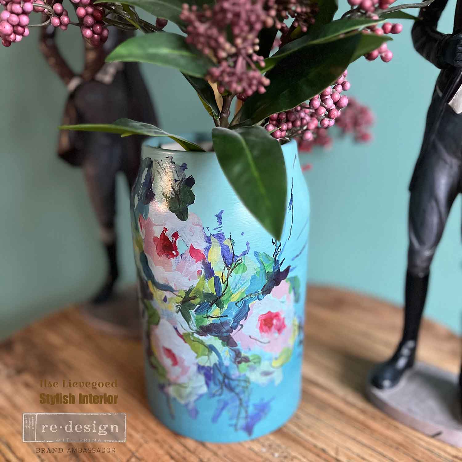 Ceramic Bisque Vase 8″x5″ – 8″ height x 5″ diameter