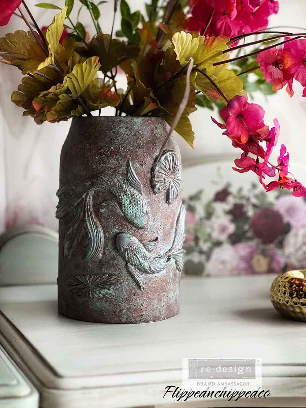 Ceramic Bisque Vase 8″x5″ – 8″ height x 5″ diameter