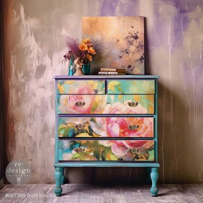 Decoupage Fiber – Bold Blooms –