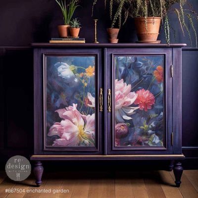 A1 Decoupage Fiber – Enchanted Garden –
