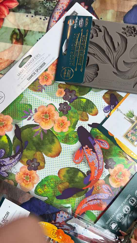 Cece Maxi Transfer – Siamese Splendor – 2 sheets, 12″x12″