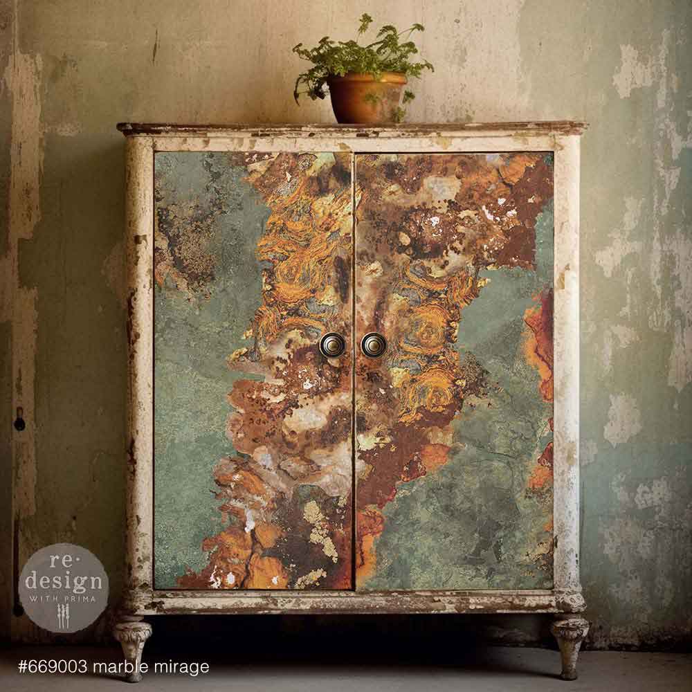 A1 Decoupage Fiber – Marble Mirage –