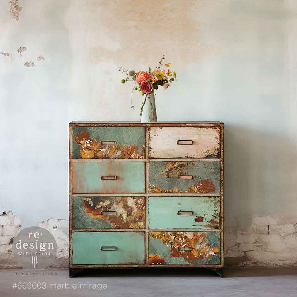 A1 Decoupage Fiber – Marble Mirage –