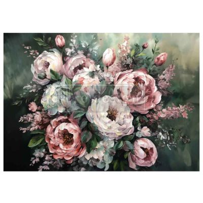 A1 Decoupage Fiber – Mossy Rose Delight –