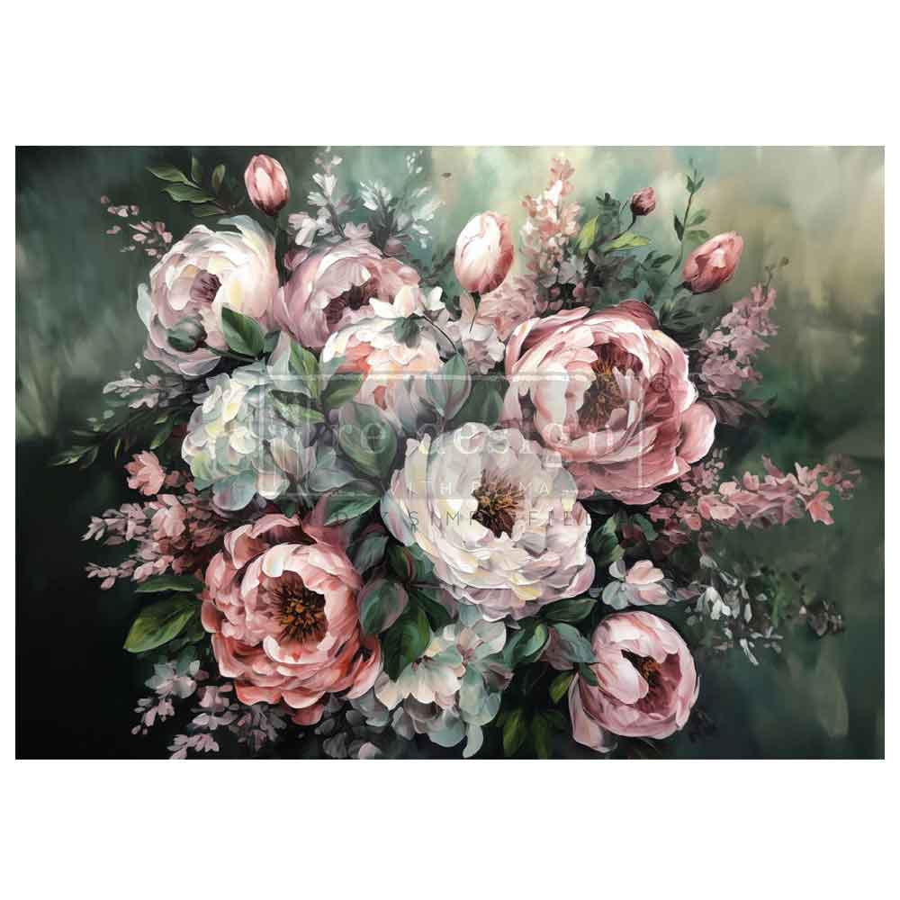 A1 Decoupage Fiber – Mossy Rose Delight –