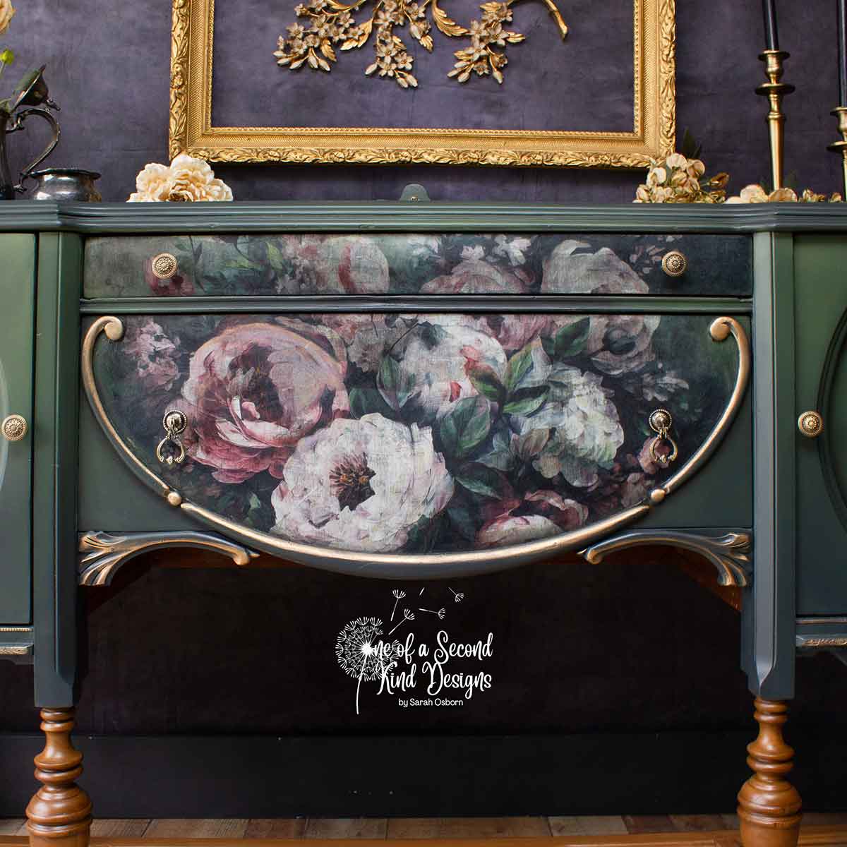 A1 Decoupage Fiber – Mossy Rose Delight –