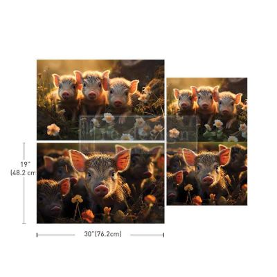 Decoupage Decor Tissue Paper Pack – Muddy Mischief – 3 sheets, 19.5″x30″ each