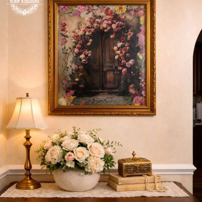 Decoupage Decor Tissue Paper Pack – Blush Blossom Boulevard – 3 sheets, 19.5″x30″ each