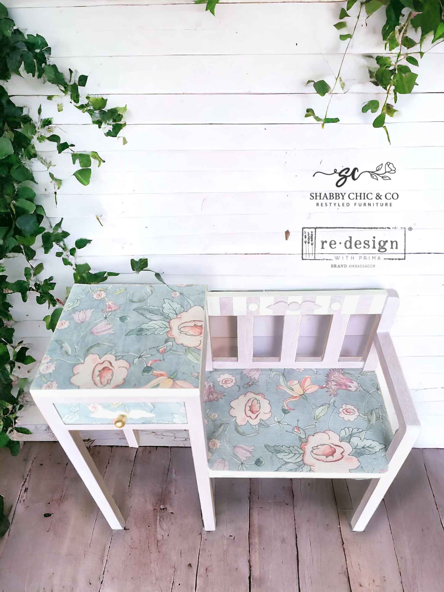 A1 Decoupage Fiber Annie Sloan®- Swedish Posy – 1 sheet, A1 size