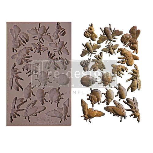 Decor Moulds® – Buzzing Beauties – 1 pc, 5″x8″x8mm