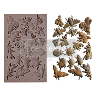 Decor Moulds® – Buzzing Beauties – 1 pc, 5″x8″x8mm