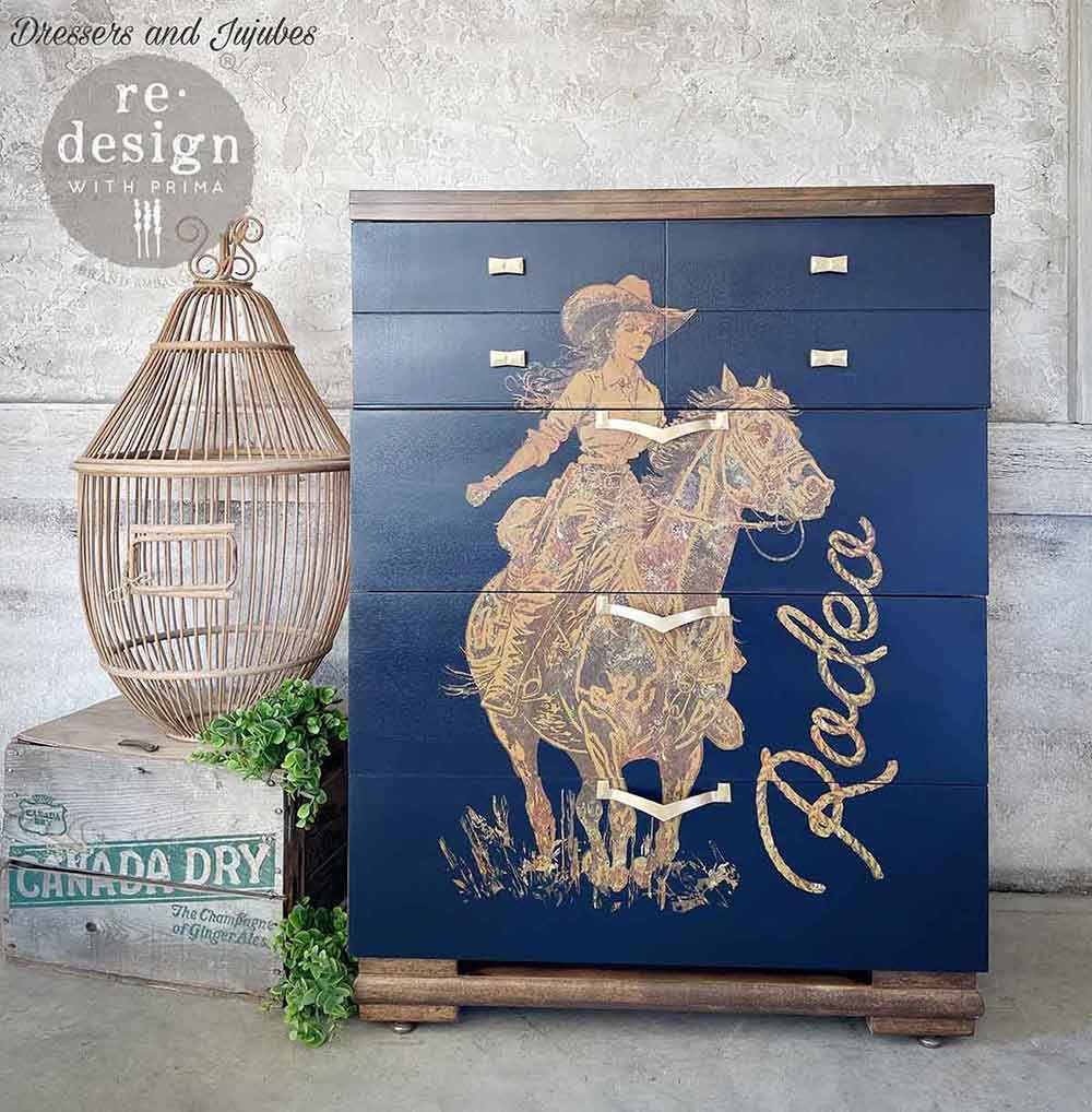 Decor Transfers® – Galloping Grace – total sheet size 24″x35″, cut into 2 sheets