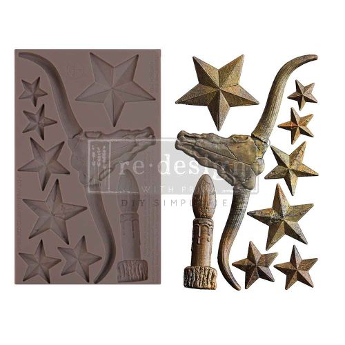 Decor Moulds® – Wild West Whispers – 1 pc, 5″x8″x8mm