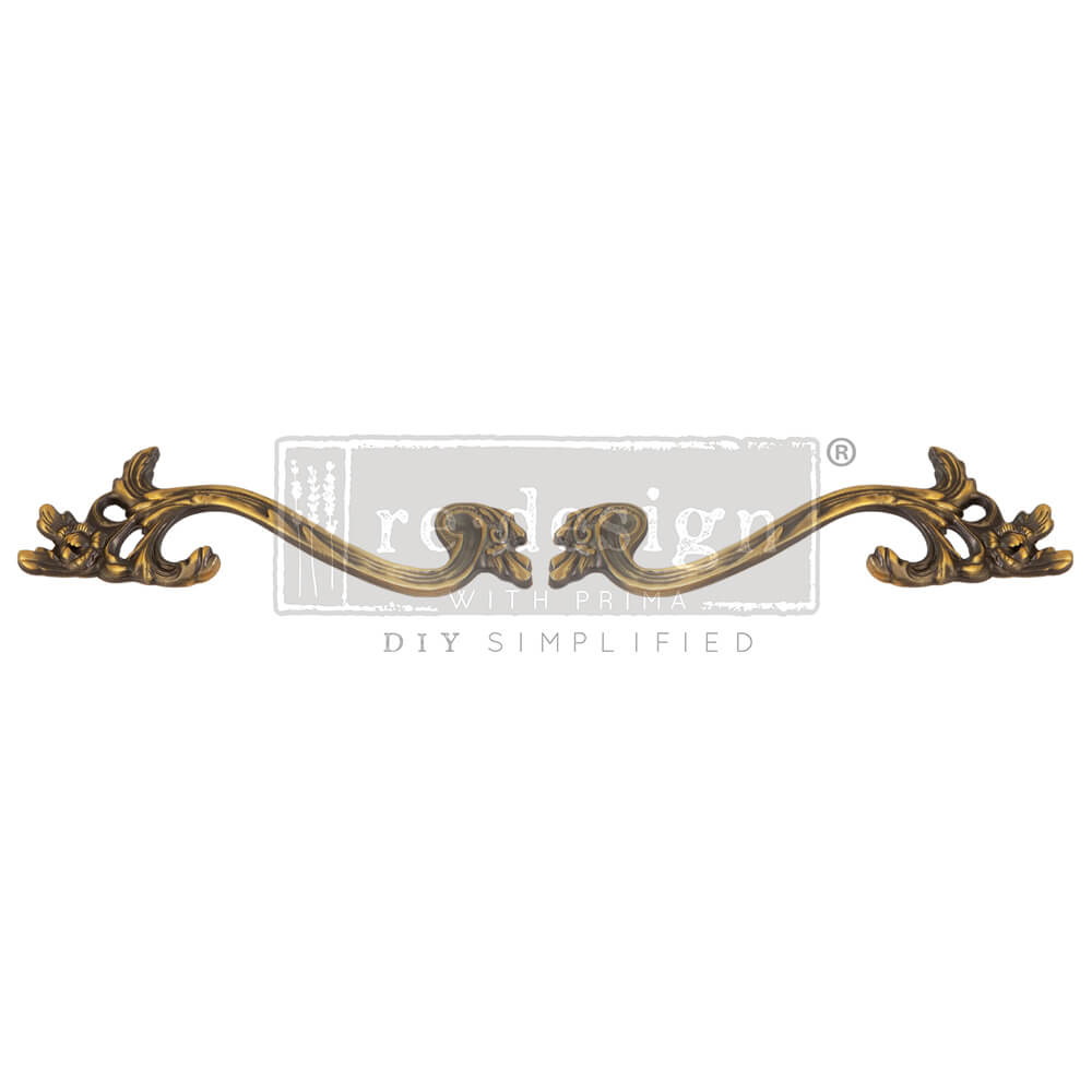 Kacha Decor Metal Pulls – Aureate – 2 pcs, 5″x1.8″ + 4 screws
