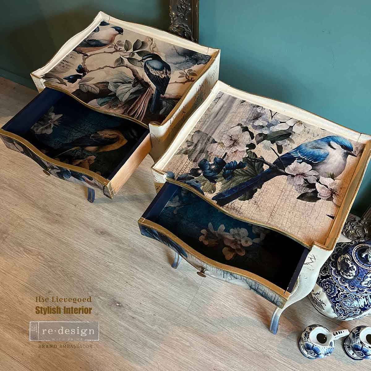Decoupage Decor Tissue Paper Pack – Sapphire Wings – 3 sheets, 19.5″x30″ each
